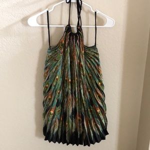 Peacock Halter top